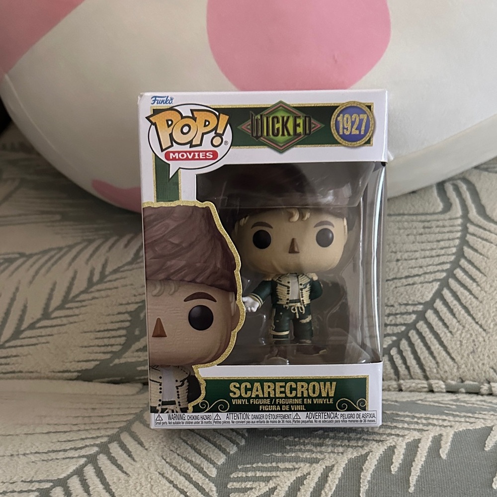 Funko Pop! Movies Scarecrow Figure - Brown, Green, Gold